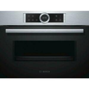 Cuptor cu microunde Bosch CFA634GS1, 36 l, 900 W, Functie grill (Negru/Inox) imagine