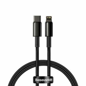 Cablu date si incarcare, Baseus, USB - USB-C, 2 m, Negru imagine