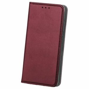 Husa Book Cover OEM Smart Magnetic pentru Xiaomi Redmi A3 (Visiniu) imagine