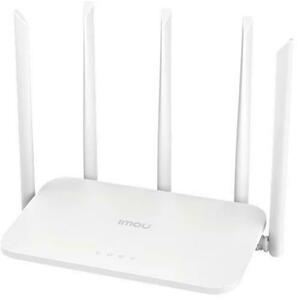 Router Wireless IMOU HX21, AX3000, Dual-Band, Wi-Fi 6, 5 Antene externe (Alb) imagine