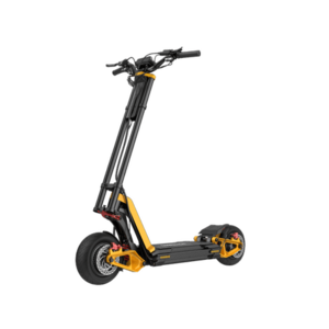 Trotineta electrica Inmotion RS, Autonomie 120-160Km, Viteza 110 Km/h, Motor 2000W x 2, IPX6, greutate maxima suporata 150kg, baterie 72V/40Ah (Negru/Galben) imagine