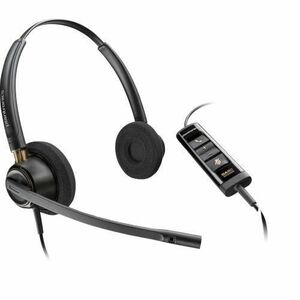 Casti call center Poly EncorePro 525 MS, Cu fir (Negru) imagine