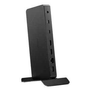 Docking Station ASUS DC500, USB-C, 96 W, 4K 60 Hz, HDMI, RJ-45, Thunderbolt 4, Card microSD/SD (Negru) imagine