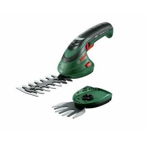 Foarfeca pentru tuns arbusti Bosch Isio 0600833108, Cutit 12 cm, Latime de taiere 80 mm (Negru/Verde) imagine