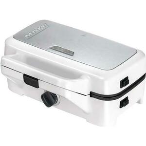 Sandwich Maker MPM MOP-33M, 1200 W, 3 Tipuri de placi Grill/ Sandwich/ Waffle, Placi antiaderente (Alb/Argintiu) imagine