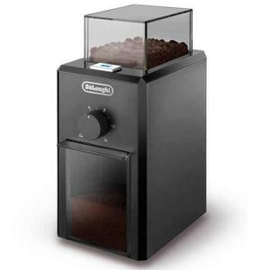 Rasnita de cafea De'Longhi KG 79, 110 W, Recipient boabe 120 g, Recipient cafea macinata 150 g, 16 setari macinare (Negru) imagine