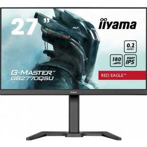 Monitor Gaming Fast IPS LED Iiyama 27inch GB2770QSU-B6, QHD (2560 x 1440), HDMI, DisplayPort, Boxe, Pivot, 0.2 ms, 180 Hz (Negru) imagine