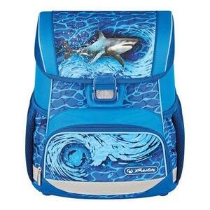 Ghiozdan neechipat Herlitz Loop motiv Blue Shark, dimensiune 37 x 31 x 22 cm imagine