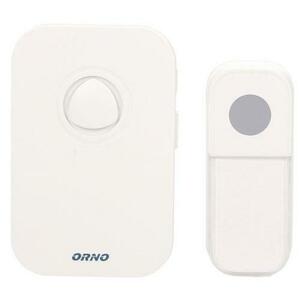 Sonerie wireless FADO DC ORNO OR-DB-KF-134, alimentare cu baterii, IP44, 100 m, 36 sonerii, control volum (Alb) imagine