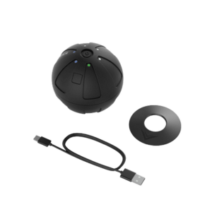 Aparat de masaj Hyperice Hyper Sphere Mini HY34000-001-00, 3 nivele de vibratie, Autonomie 2 ore (Negru) imagine