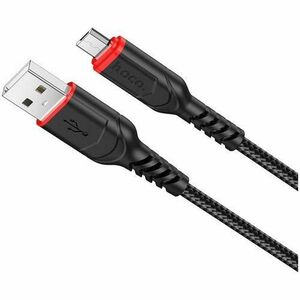 Cablu de Date HOCO X59 Victory, USB la MicroUSB, 1m, 2.4A, Negru imagine