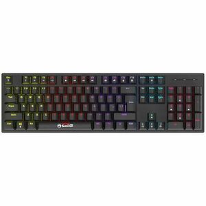 Tastatura Gaming Mecanica Marvo KG905 Red Switch, USB, Iluminare LED Rainbow (Negru) imagine