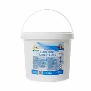 Clor lent piscine Waincris, tablete 200g, 5kg imagine