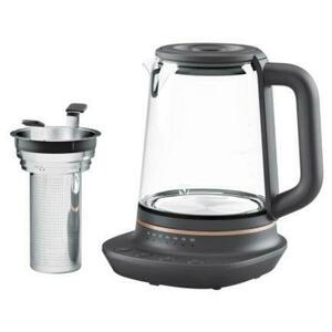 Fierbator de apa Electrolux Explore 7 E7GK1-8BP, 2400 W, 1.7 L, Set infuzor ceai inclus (Negru/Transparent) imagine