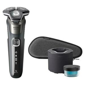 Aparat de ras electric Philips Shaver Seria 5000 S5887/50, Wet&Dry, Autonomie 60 minute, 9 W (Gri) imagine