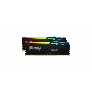 Memorii Kingston FURY Beast RGB 16GB(2x8GB) DDR5 6000MHz CL30 Dual Channel Kit imagine