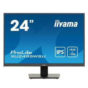 Monitor IPS LED Iiyama 24.1inch XU2495WSU-B7, Full HD (1920 x 1080), HDMI, DisplayPort, Boxe (Negru) imagine