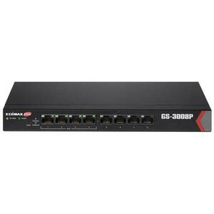 Switch Edimax GS-3008P, Gigabit, 8 Porturi, 4 x PoE+ imagine