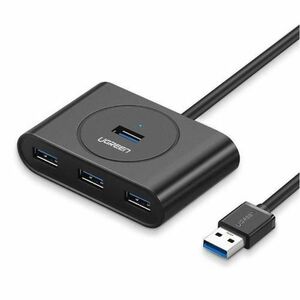 HUB USB Ugreen 4 in 1, 4 x USB 3.0, 0.5m imagine