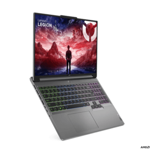 Laptop Gaming Lenovo Legion Slim 5 16AHP9 (Procesor AMD Ryzen™ 7 8845HS (16M Cache, up to 5.1 GHz) 16inch WQXGA 165Hz, 16GB DDR5, 512GB SSD, NVIDIA GeForce RTX 4060 @8GB, DLSS 3.0, Gri) imagine