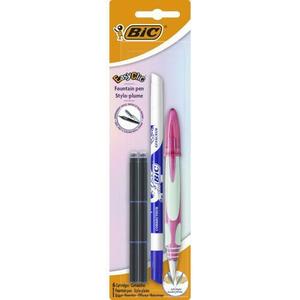 Stilou BIC Easy Clic Standard + 6 Rezerve Cerneala + 1 Pic imagine