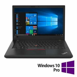 Laptop Refurbished LENOVO ThinkPad T480s, Intel Core i5-8350U 1.70 - 3.60GHz, 8GB DDR4, 240GB SSD, 14 Inch IPS Full HD, Webcam + Windows 10 Pro imagine