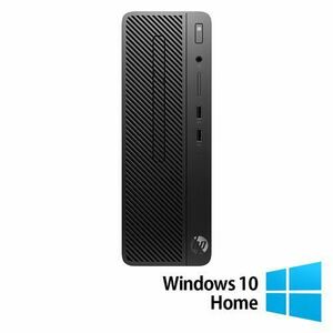 Calculator Sistem PC Refurbished HP 290 G1 SFF, Intel Core i3-8100 3.60GHz, 8GB DDR4, 256GB SSD, DVD-RW + Windows 10 Home imagine