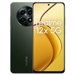 Telefon Mobil Realme 12x, Procesor Mediatek Dimensity 6100+ Octa-Core, IPS LCD 6.67inch, 8GB RAM, 256GB Flash, Camera Duala 50 + 2 MP, Wi-Fi, 5G, Dual SIM, Android (Negru) imagine