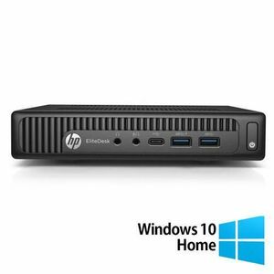 Calculator Sistem PC Refurbished HP Elitedesk 800 G2 Mini PC, Intel Core i5-6500T 2.50GHz, 8GB DDR4, 128GB SSD + Windows 10 Home imagine