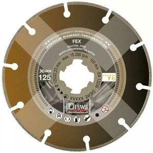 Disc diamantat Diewe SQ-96107, 125 mm (Argintiu) imagine