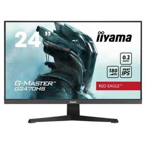 MOnitor Gaming Fast IPS LED iiyama G-Master 23.8inch G2470HS-B1, Full HD (1920 x 1080), HDMI, DisplayPort, Boxe, 180 Hz, 0.2 ms (Negru) imagine