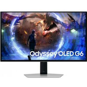 Monitor Gaming QD-OLED Samsung Odyssey G6 27inch LS27DG600SUXEN, QHD (2560 x 1440), HDMI, DisplayPort, Pivot, 360 Hz, 0.03 ms (Negru/Argintiu) imagine