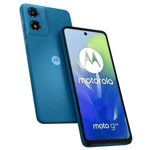 Telefon Mobil Motorola Moto G04, Procesor Unisoc T606 Octa-Core, IPS LCD touchscreen 6.56inch, 4GB RAM, 128GB Flash, Camera 16 MP, Wi-Fi, 4G, Dual Sim, Android (Albastru) imagine