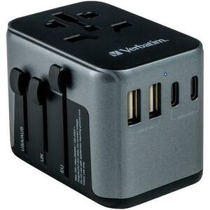 Adaptor universal Verbatim UTA-03, 6-in-1, 1xUSB-C, PD 30W, QC 3.0, 2xSB-C, 2xUSB-A imagine