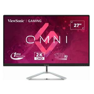 Monitor Gaming IPS LED ViewSonic 27inch VX2780-2K, QHD (2560 x 1440), HDMI, DisplayPort, 170 Hz, 1 ms (Negru/Argintiu) imagine