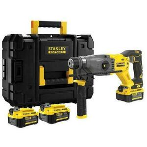 Ciocan rotopercutor Stanley SFMCH900M22-QW, 18 V, 1500 RPM, 2.0 J, 30 mm, 2 acumulatori, 4.0 Ah, valiza (Galben/Negru) imagine