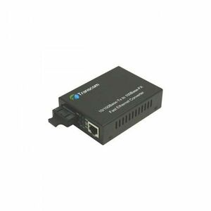 Mediaconvertor 10/100M 1310nm MM 2Km / SM 10km conector SC - TRANSCOM imagine