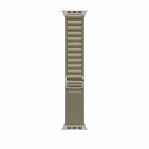 Curea Smartwatch Apple MT5V3ZM/A pentru Watch 49mm, Alpine Loop, Large (Khaki) imagine