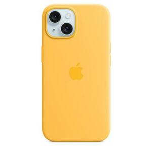 Husa Protectie Spate Apple MWNA3ZM/A pentru iPhone 15, Silicon, MagSafe (Portocaliu) imagine