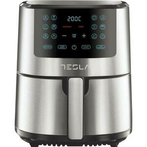 Friteuza cu aer cald Tesla AF501BX, 5L, 0-60 minTouch screen, 1300W (Negru/Inox) imagine