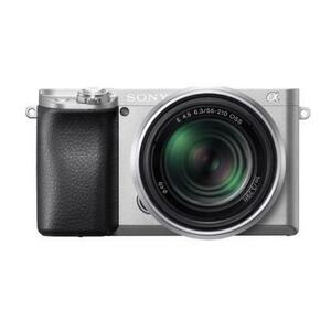 Aparat foto Mirrorless Sony Alpha A6100, CMOS Exmor, 24.2MP, 4K, Wi-FI, Bluetooth + Obiectiv 16-50mm (Argintiu) imagine