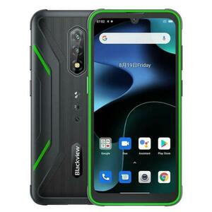 Telefon Mobil Blackview BV5200, Procesor Quad-Core Mediatek MT6761 Helio A22, IPS LCD 6.1inch, 4GB RAM, 32GB Flash, Camera Duala 13MP, Wi-Fi, 4G, Dual Sim, Android (Negru/Verde) imagine