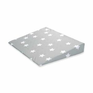 Perna inclinata antisufocare Lorelli Air Comfort Grey Stars, 60 x 45 x 9 cm, husa detasabila si lavabila imagine