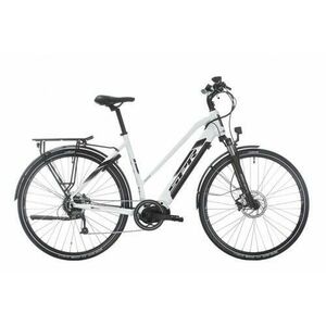 Bicicleta electrica Sprint E-Trekking Faster Plus Lady, roti 28inch, motor 250W, baterie 36V/450Wh, 12.5Ah, frane hidraulice pe disc (Alb) imagine