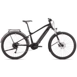 Bicicleta Electrica Rock Machine Torrent e50-29 B Touring, roti 29inch, cadru 17inch M, autonomie 100km, motor 250W, baterie 36V/500 Wh (Negru) imagine