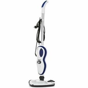 Mop cu abur TRISTAR SR-5261, 1500W, rezervor 400ml, 12 accesorii incluse, cap detasabil pentru curatarea geamurilor (Alb/Albastru) imagine