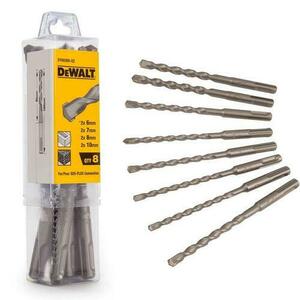 Set burghie SDS Plus, 6-10 mm, Dewalt imagine