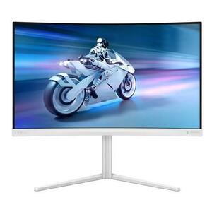 Monitor Gaming Fast VA LED Philips 27inch 27M2C5501, QHD (2560 x1440), HDMI, DisplayPort, Ecran curbat, 180 Hz, 1 ms (Alb) imagine