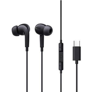 Casti Stereo Baseus Encok CZ18, USB-C, Microfon (Negru) imagine