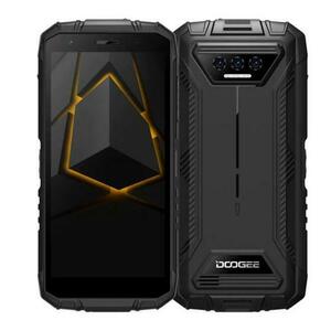 Telefon Mobil Doogee S41T, Procesor Unisoc T606 Octa Core, IPS 5.5inch, 4GB RAM, 64GB Flash, Camera 13MP, 4G, Wi-Fi, Dual Sim, Android (Negru) imagine